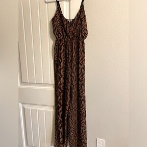 Charlotte Russe Tiger Print Jumpsuit